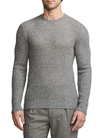 Cashmere-Silk Long-Sleeve Sweater