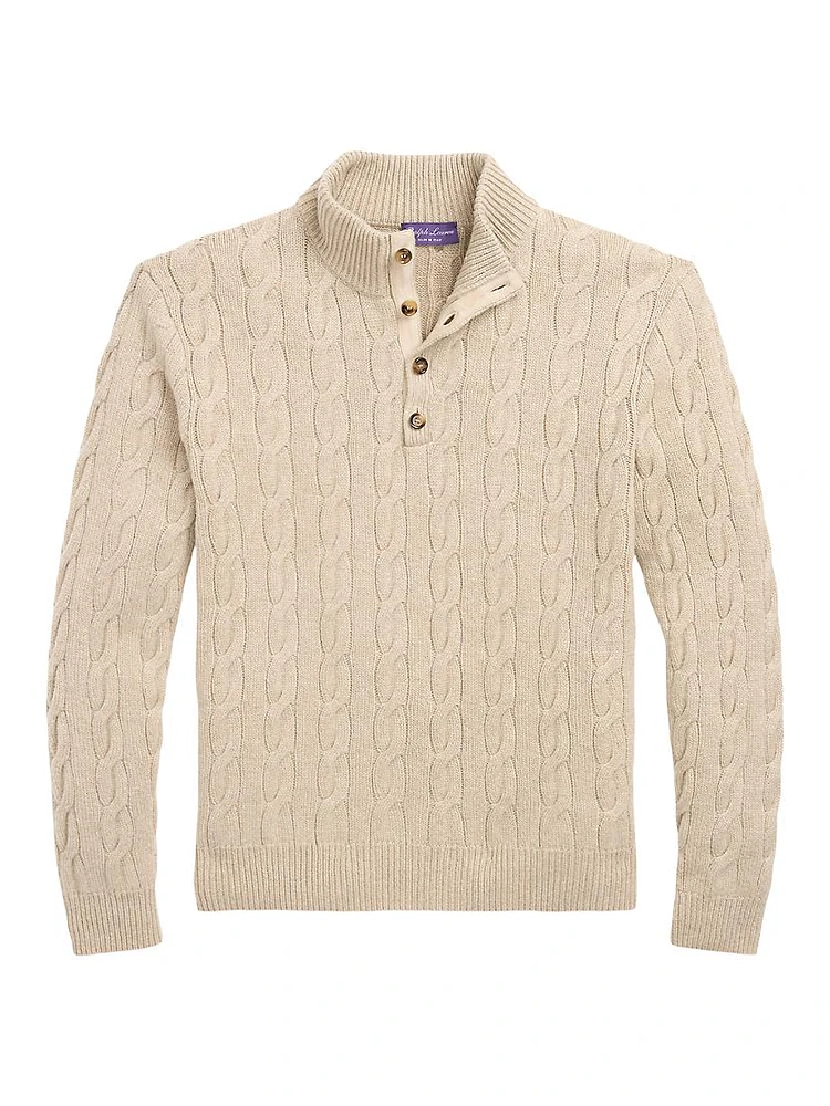 Cashmere Cable-Knit Sweater