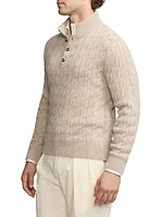 Cashmere Cable-Knit Sweater