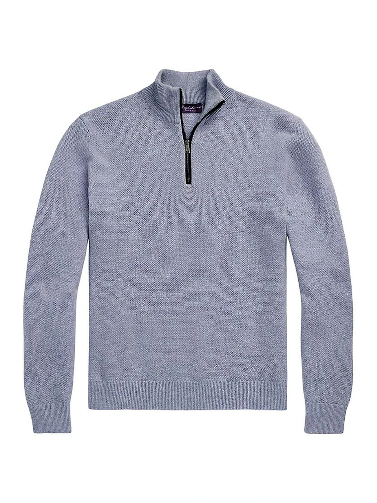 Cashmere Half-Zip Sweater