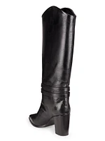 Maryana 90MM Leather High-Heel Boots