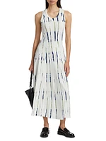 Davi Tie-Dye Striped Maxi Dress