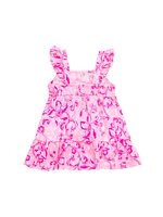 Baby Girl's Charlize Floral Cotton Dress & Bloomers Set