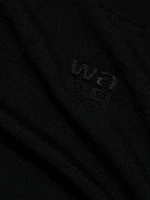 Embossed Logo Tapered T-Shirt