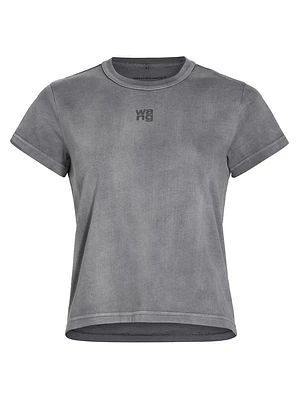 Logo Cotton Crewneck T-Shirt