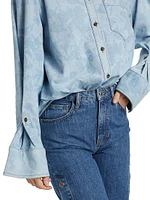 Wesley Floral Denim Shirt