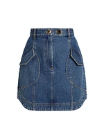 Glenfern Denim Miniskirt