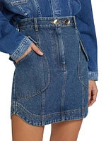 Glenfern Denim Miniskirt