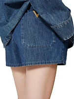 Denim Chambray Shorts