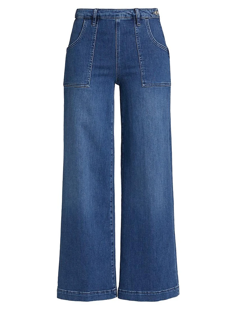 Francoise Wide-Leg High-Rise Jeans