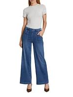 Francoise Wide-Leg High-Rise Jeans