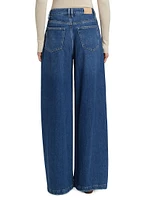 Portia High-Rise Seamed Wide Flare Jeans