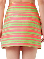 Rico Striped Miniskirt