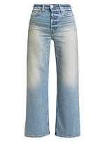 Wide-Leg Crop Jeans