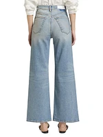 Wide-Leg Crop Jeans