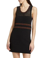 Crochet Sleeveless Minidress