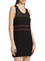 Crochet Sleeveless Minidress