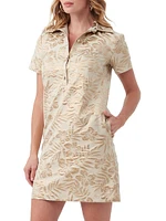 Yina Jacquard Mini Shirtdress