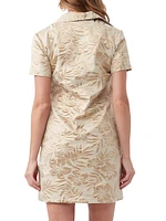 Yina Jacquard Mini Shirtdress