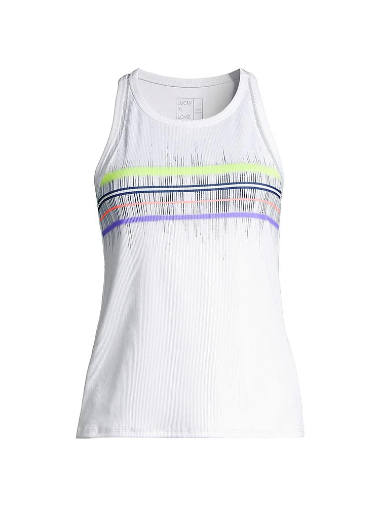 Electric Toile Between The Lines Tank Top