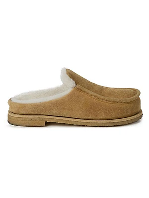 JW Anderson Shearling-Lined Suede Mules