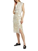 Pailette Midi-Skirt