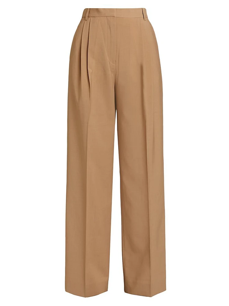 Pleated Tailored Trousers