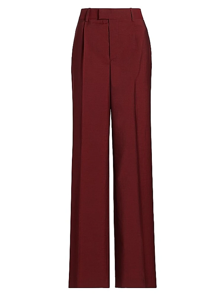 Pleated Tailored Trousers