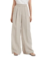 Cotton Organza Loose Track Trousers