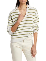 Murphy Stripe Cotton-Cashmere Sweater