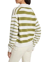 Murphy Stripe Cotton-Cashmere Sweater