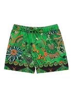 Little Boy's & Floral Board Shorts