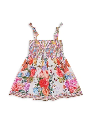 Baby Girl's Floral Smocked Dress