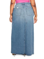 Good Ease Denim Maxi Skirt