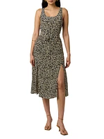 Brixley Printed Silk Midi-Dress