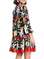 Mainline Summer Lilies Twill Dress