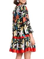 Mainline Summer Lilies Twill Dress