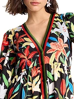 Mainline Summer Lilies Twill Dress