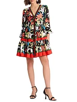 Mainline Summer Lilies Twill Dress