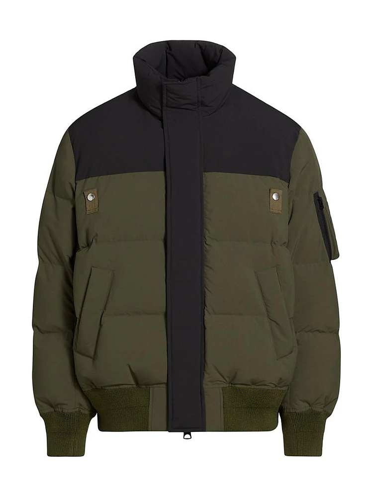 Two-Tone Puffer Jacket