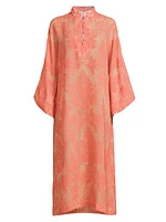 Jacquard Linen Blend Caftan