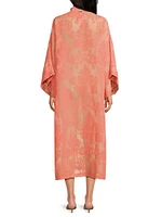 Jacquard Linen Blend Caftan