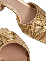 Metallic VLogo Signature Slide Sandals 60MM