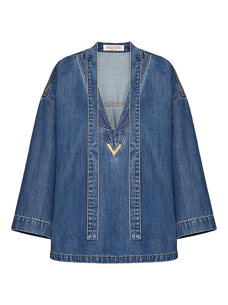 Medio Denim Kaftan