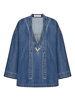 Medio Denim Kaftan