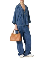 Medio Denim Kaftan