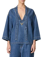 Medio Denim Kaftan