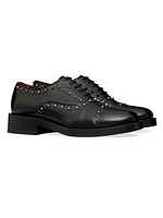 Gentleglam Oxford Lace-Up Shoes Calfskin