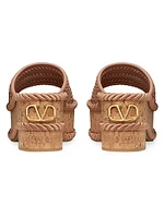 VLogo Summer Blocks Flatform Sandals 80MM