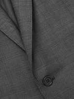 Denim Effect Trim Fit Suit